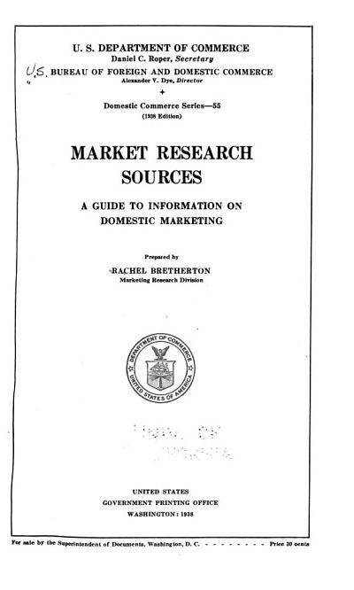 Market Research Sources