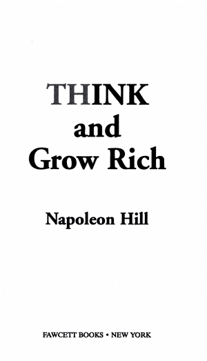 Think and Grow Rich