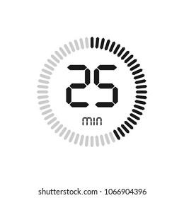 2. SET THE POMODORO® FOR 25 MINUTES.