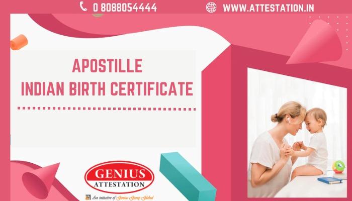 What is birth certificate apostille?