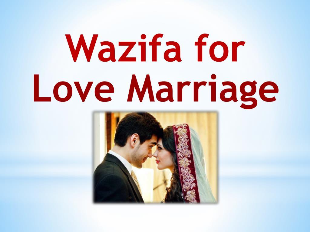 Wazifa for Love Marriage
