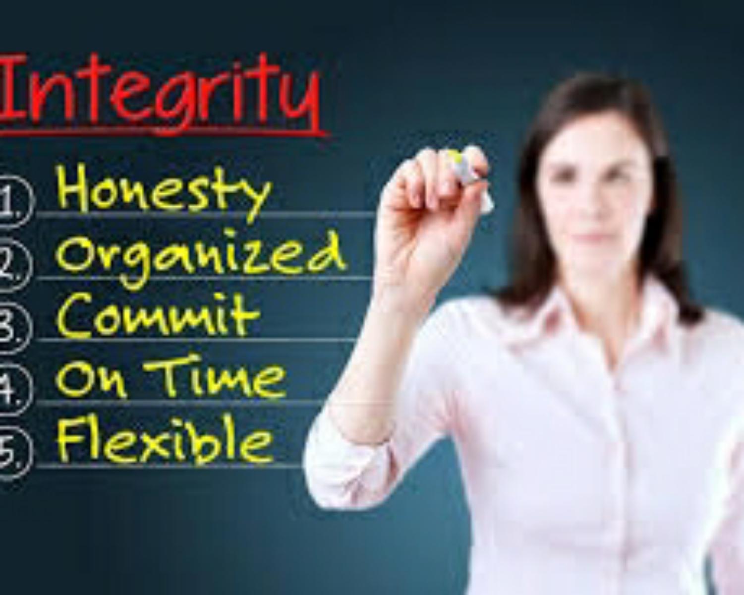 The practice of personal integrity