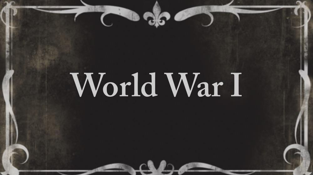 The First World War Part 1 