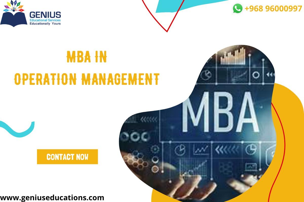 MBA in Operation Management