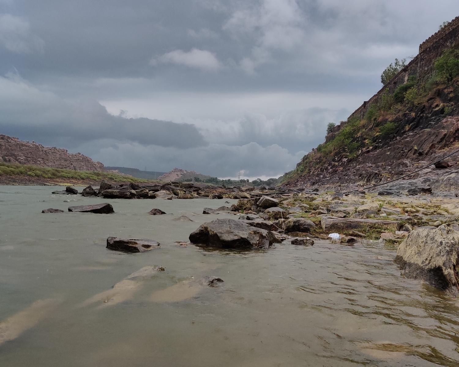 Are Clouds In Sync With The River Flow?