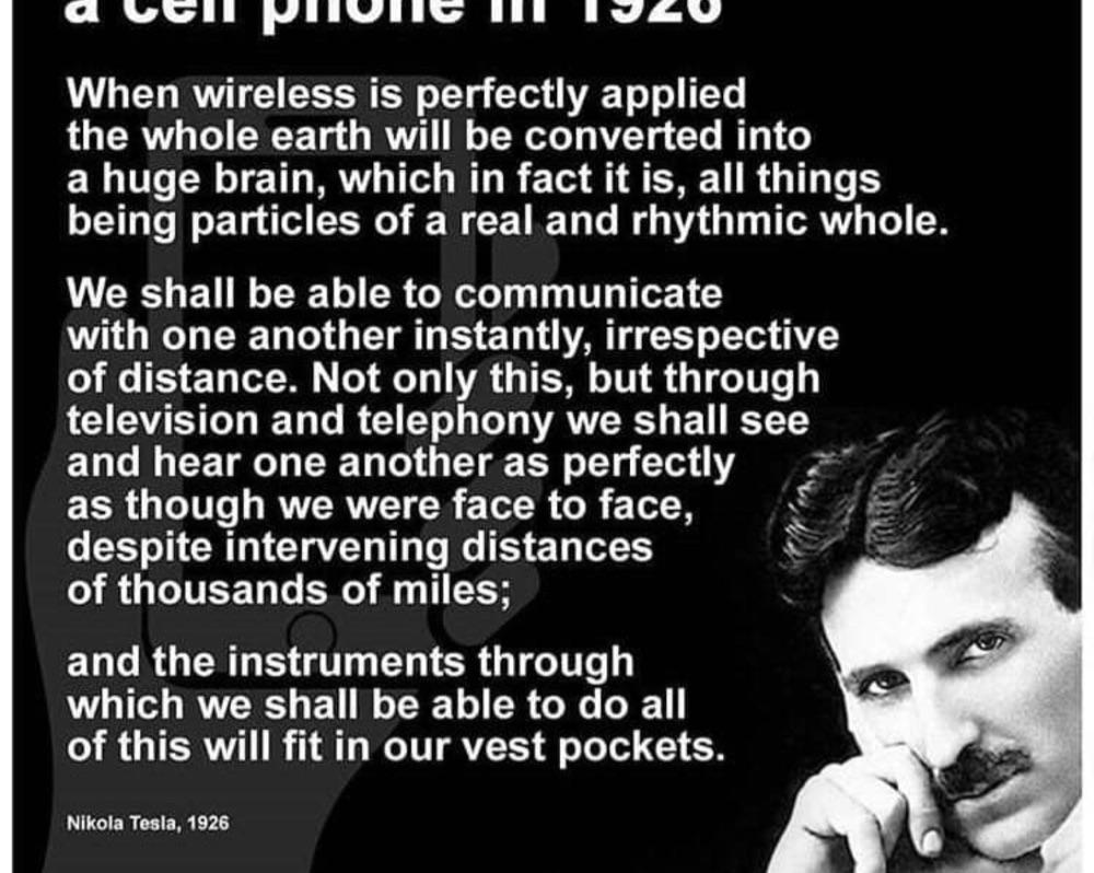 Nikola Tesla Knew Cell Phones Were Coming 