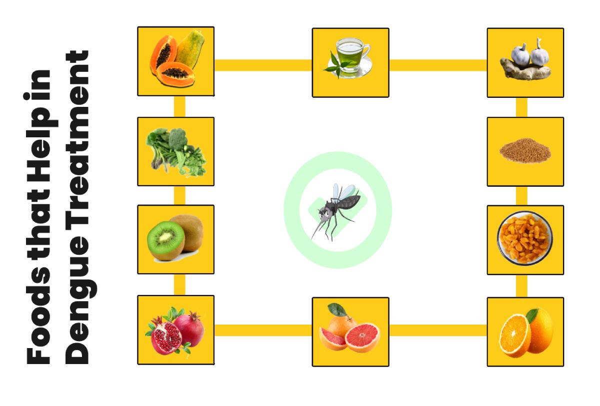 Food help with dengue fever