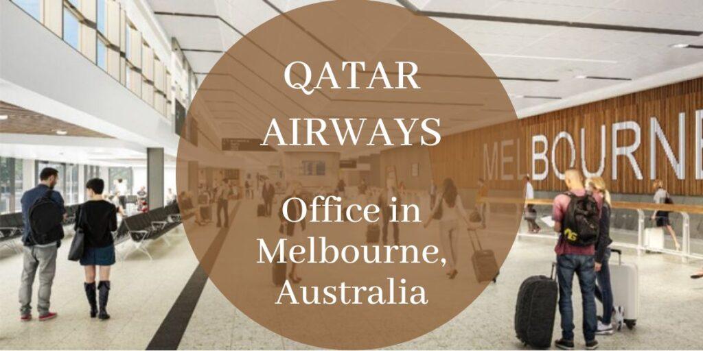 where is the  qatar airways melbourne office ?
