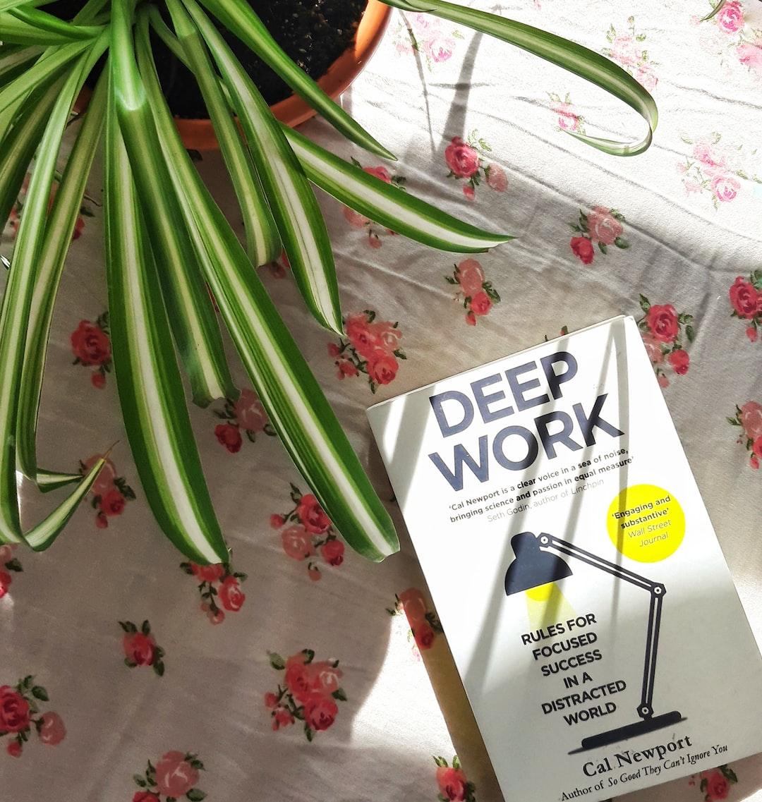 3.Deep Work: Strategies for Focused Success