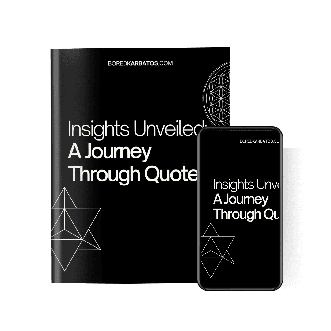 Book Reco - "Insights Unveiled: A Journey Through Quotes" by Bored Karbatos