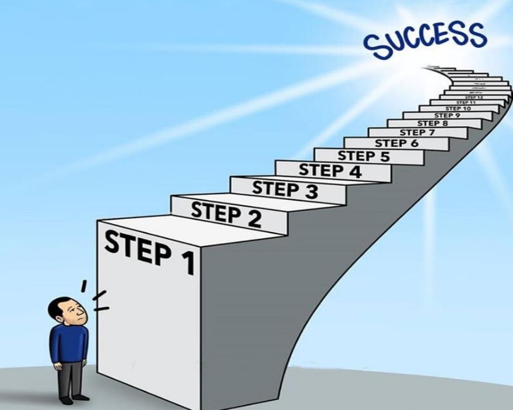 THE FIRST STEP-THE HARDEST STEP