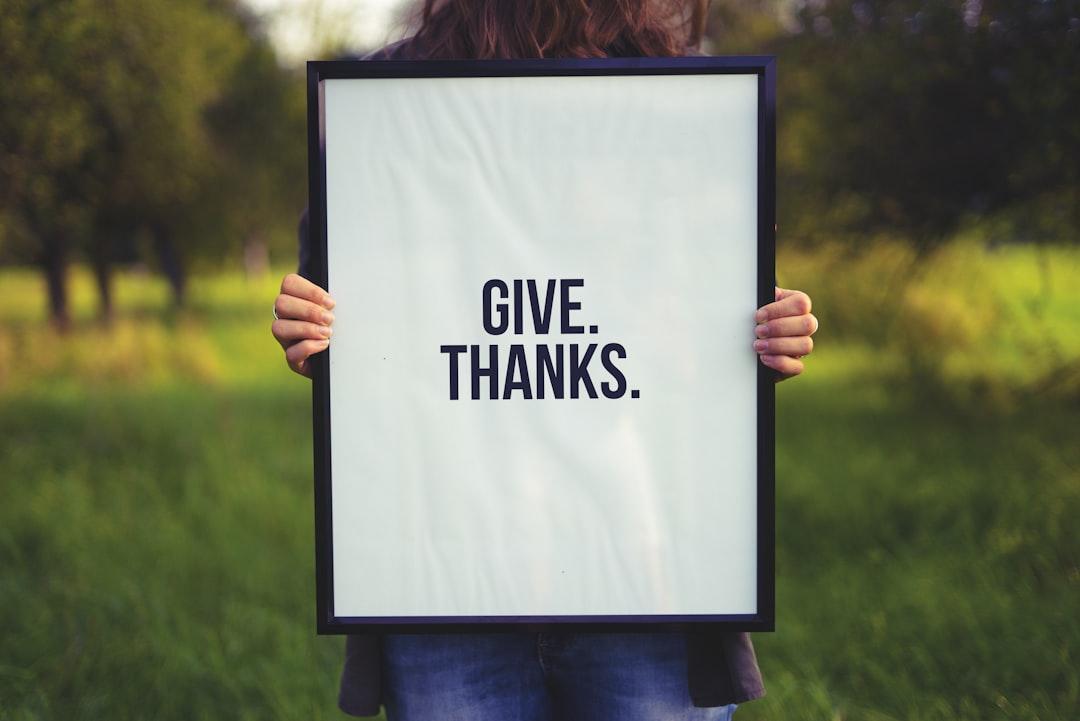 Showing Gratitude