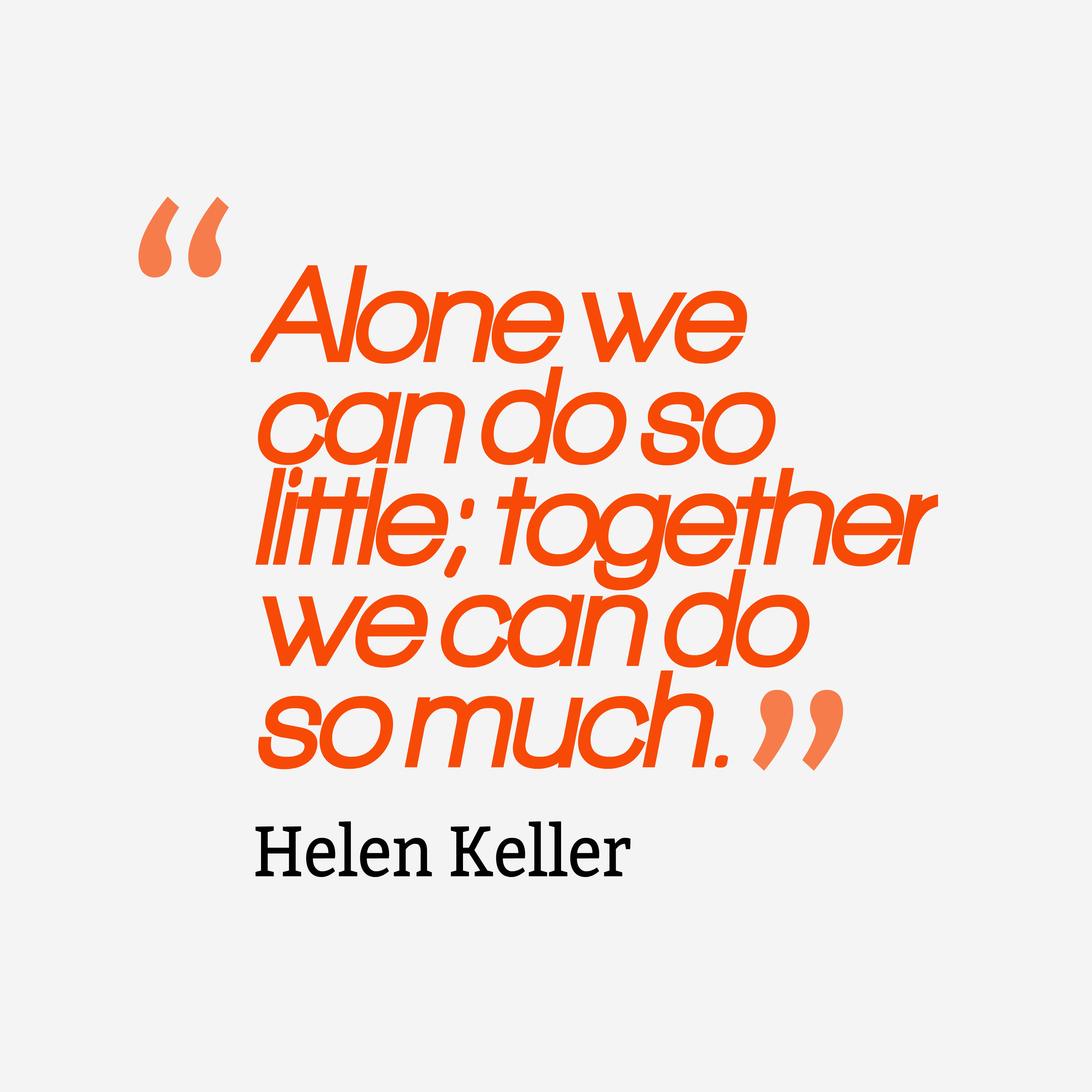 HELEN KELLER