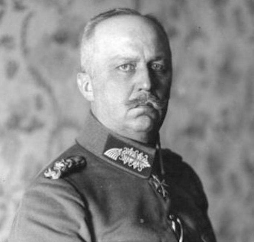 GENERAL ERICH LUDENDORFF OF THE GERMAN ARMY