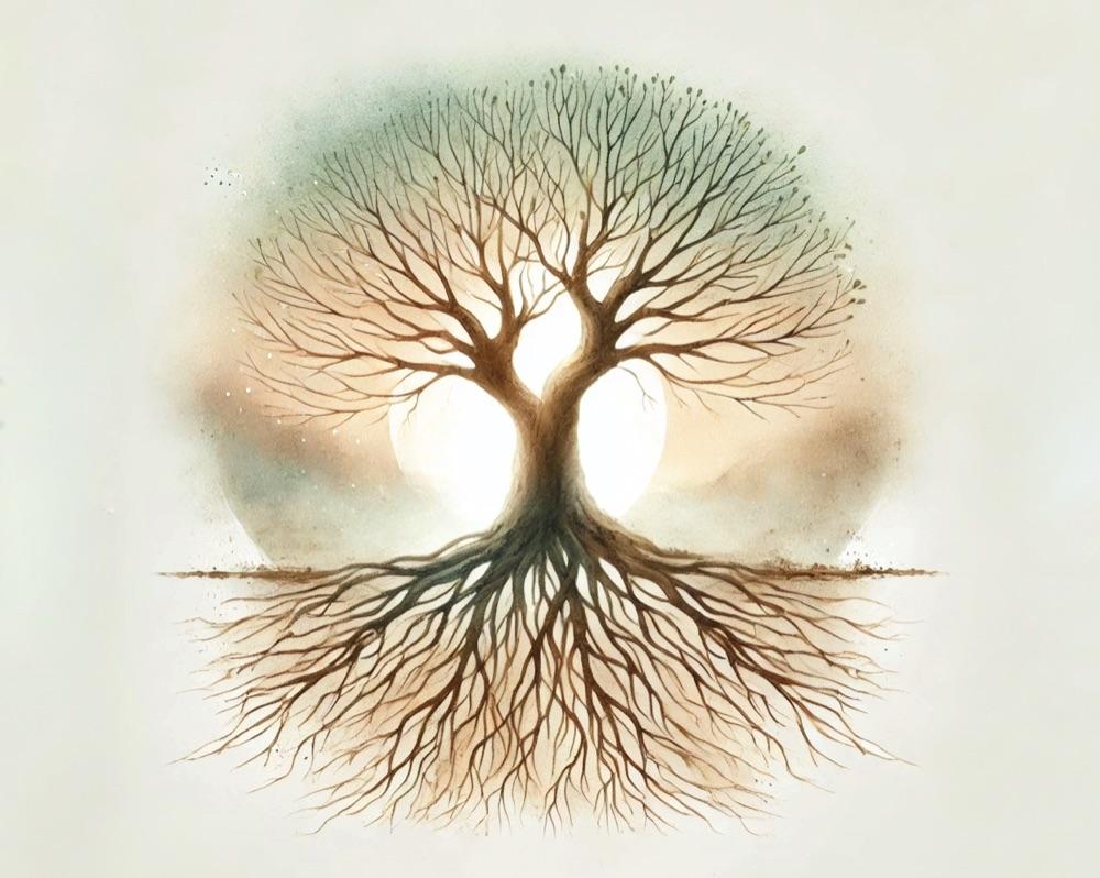 Twin Tree Philosophy: Rooted Yet Reaching