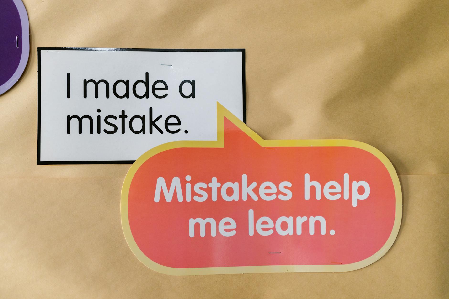 Learning from Mistakes