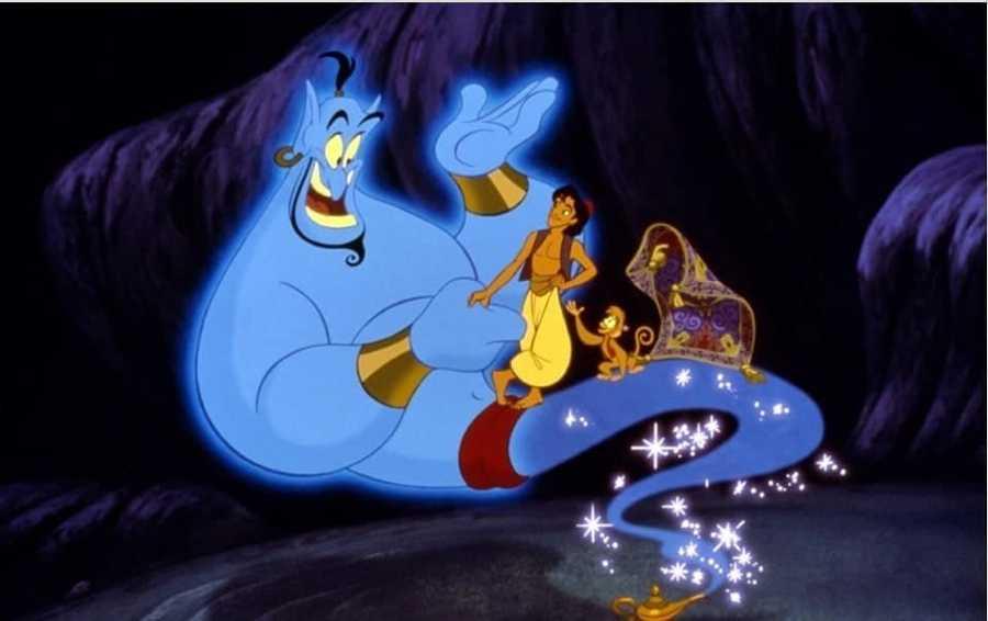 2. How long was the Genie stuck in the lamp before Aladdin released him?