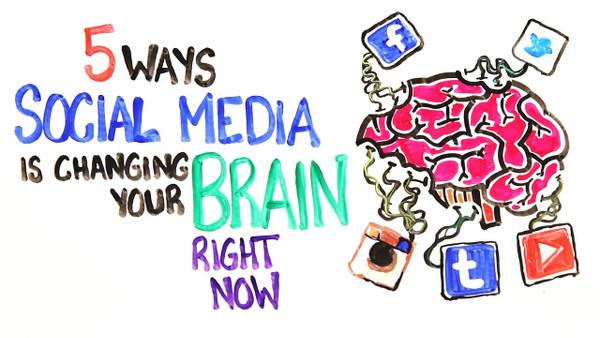 Ways in which social media changes brains and society