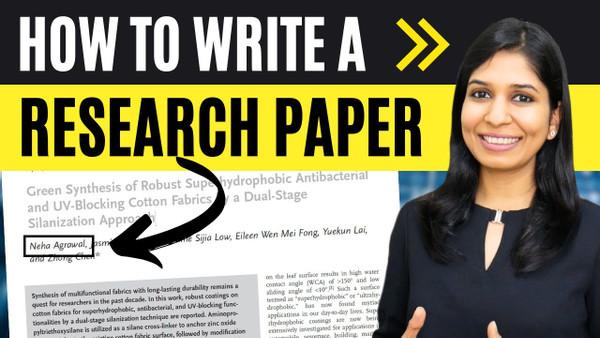 HOW TO WRITE A RESEARCH PAPER 