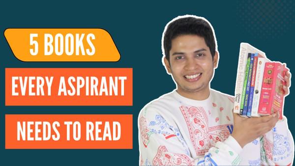 5 books Every ASPIRANT Needs To Read (Bank, SSC, and UPSC Aspirants)
