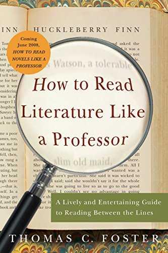 How to Read Literature Like a Professor