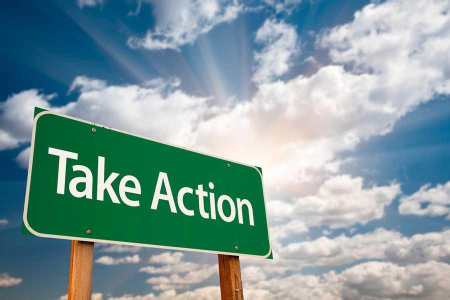 Commit to taking action
