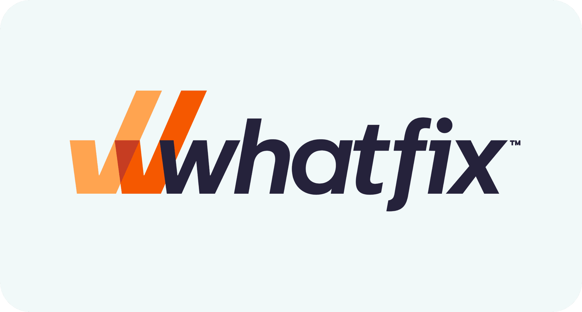 Whatfix Logo as an app that features adaptive learning