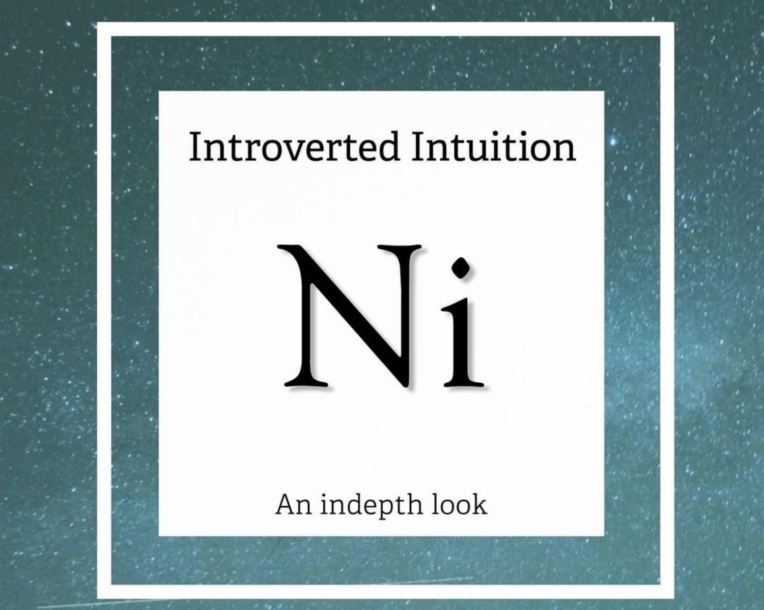 The Driver Process: Introverted Intuition (Ni) - "Perspective"