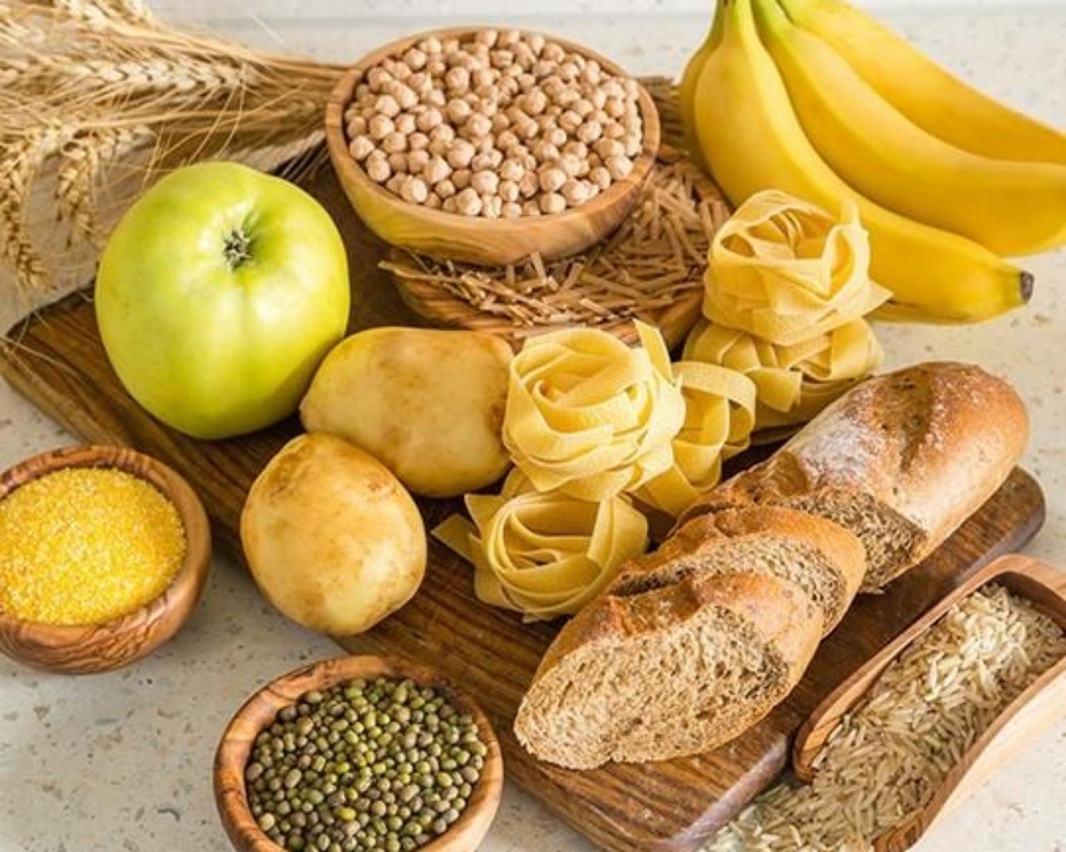 2. Base your diet on plenty of foods rich in carbohydrates