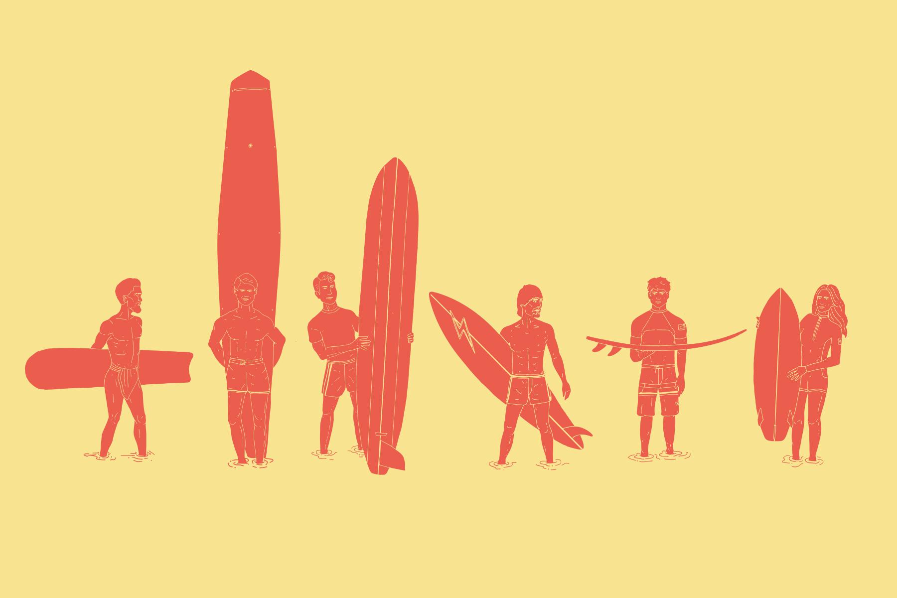The First Surf Boards