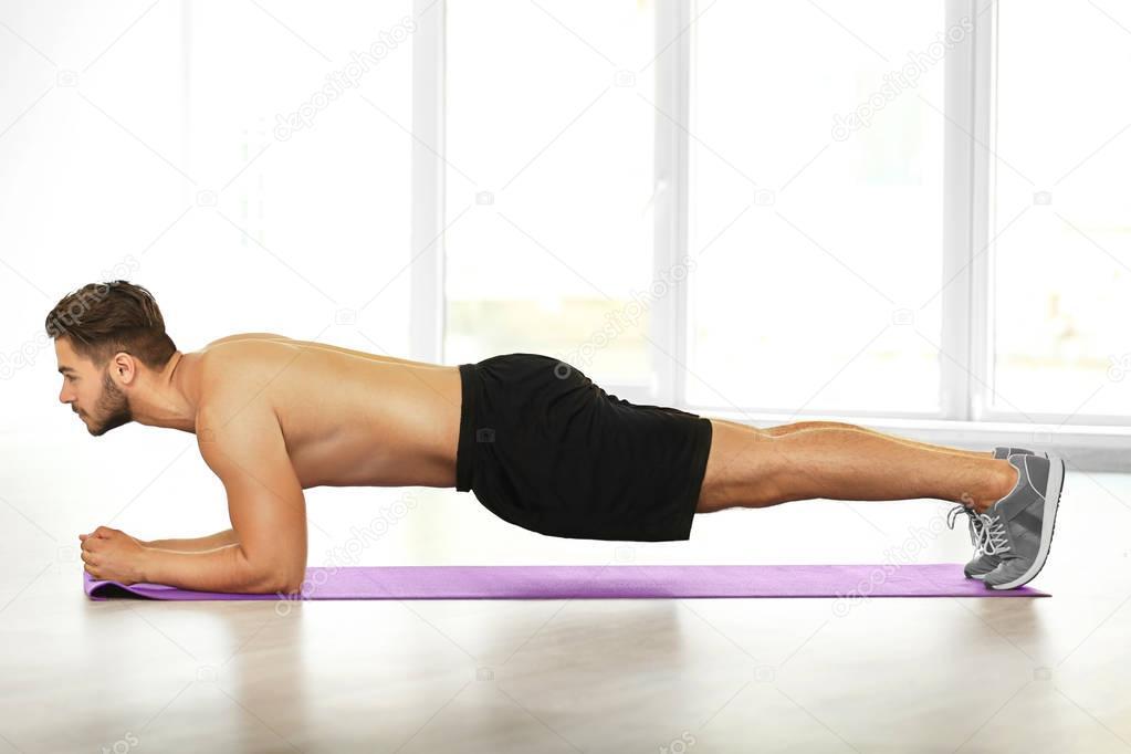 Planks strengthen the entire body