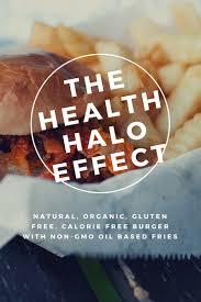 The Health Halo Effect