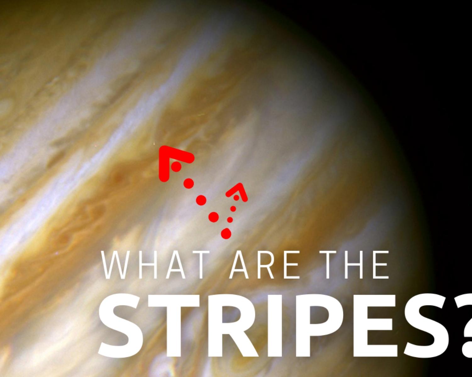 What are The stripes Of color On Jupiter?