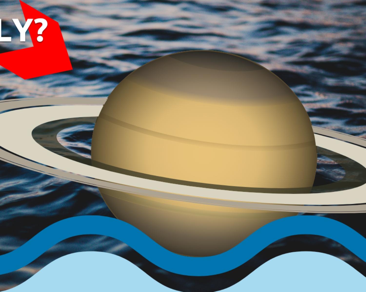 Can Saturn Really float On water? 