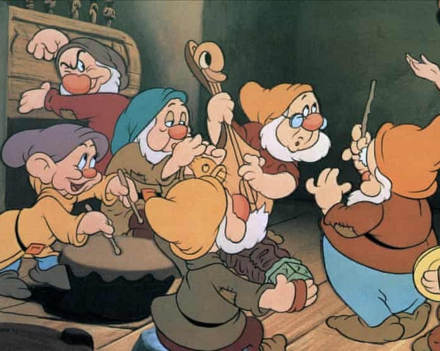 <p>The Seven Dwarfs were surpr...