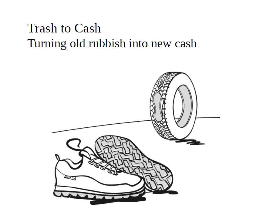 Trash to Cash | Turning old rubbish into new cash