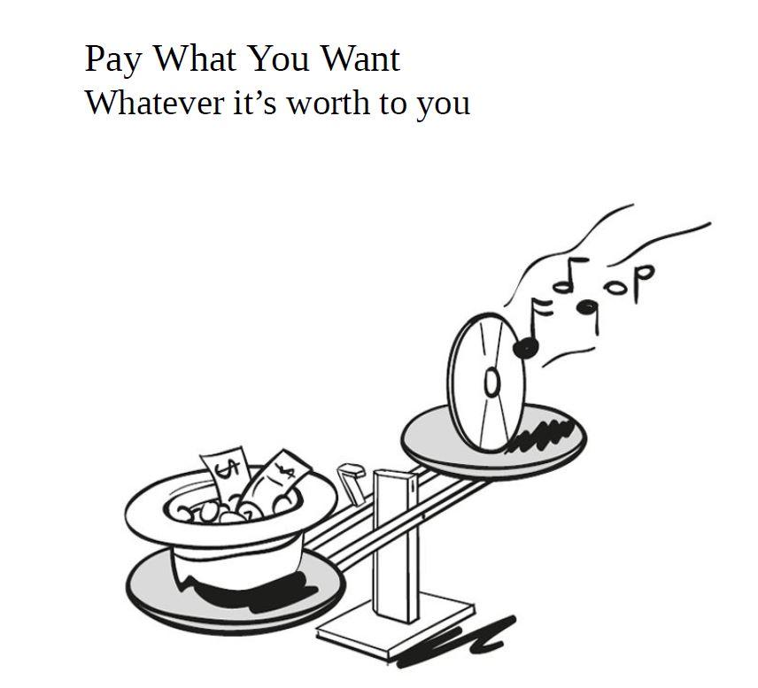 Pay What You Want - Whatever it’s worth to you