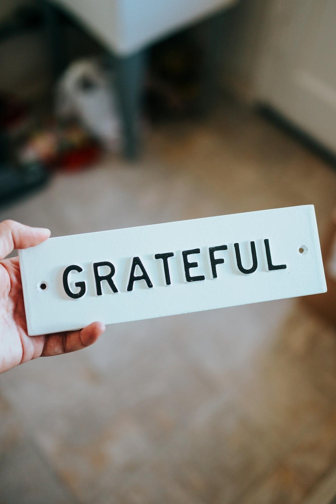 Gratitude | A tool to help you improve your long-term well-being.