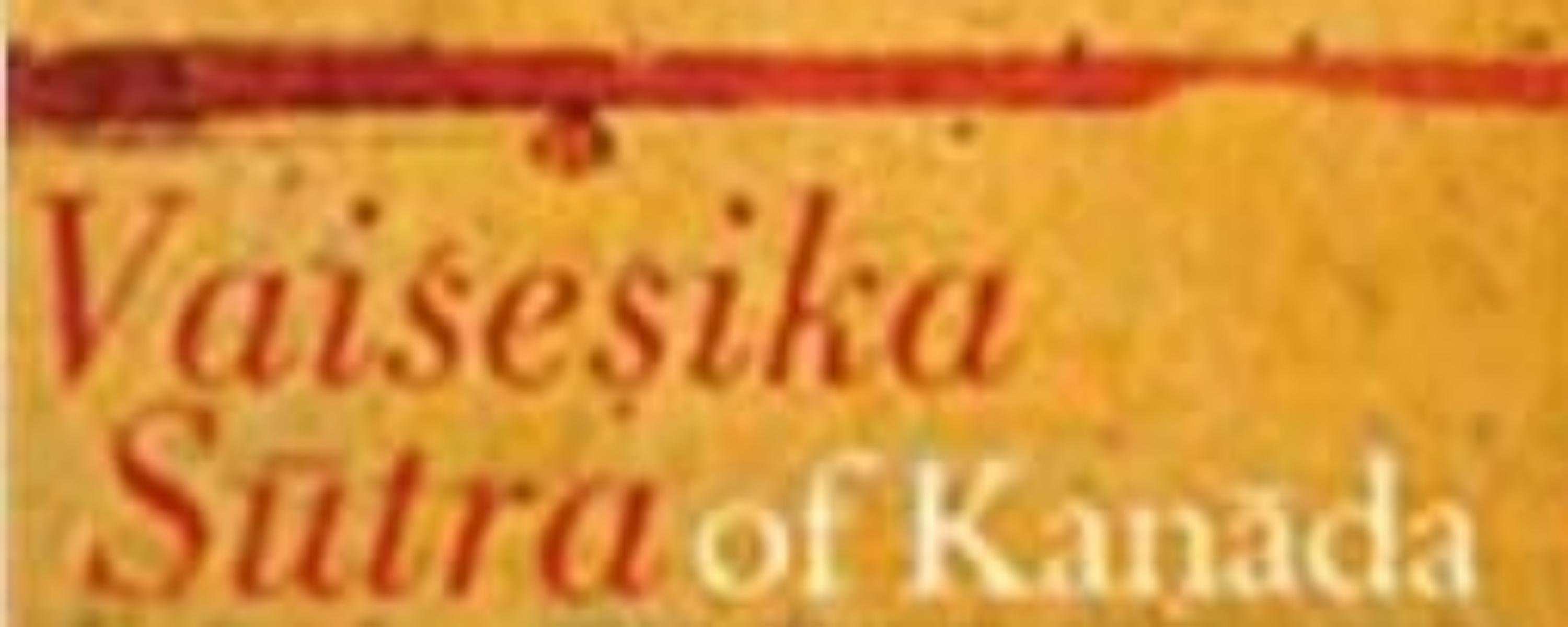 Vaisheshika School And Vaisheshika Sutra