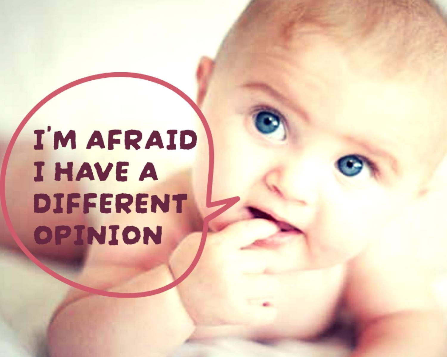 "I'm Afraid I Have A Different Opinion