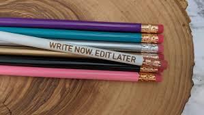 Write Now, Edit Later