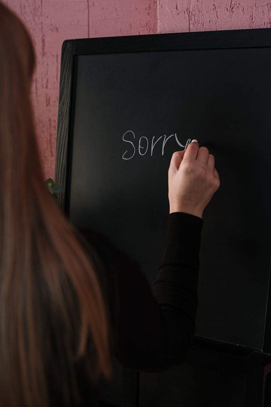 How to express apology without saying "I am sorry"