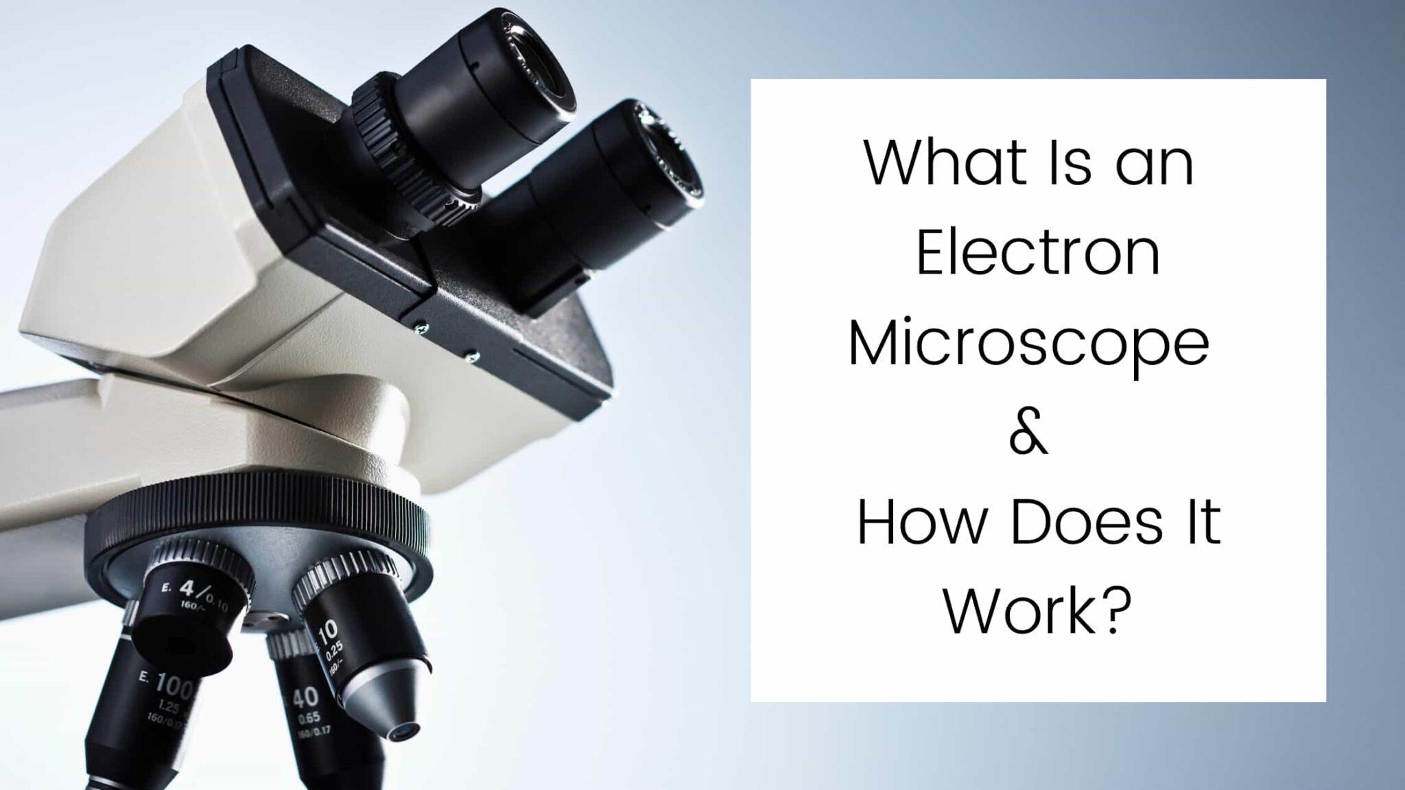 What is an Electron Microscope & How Does it Work?