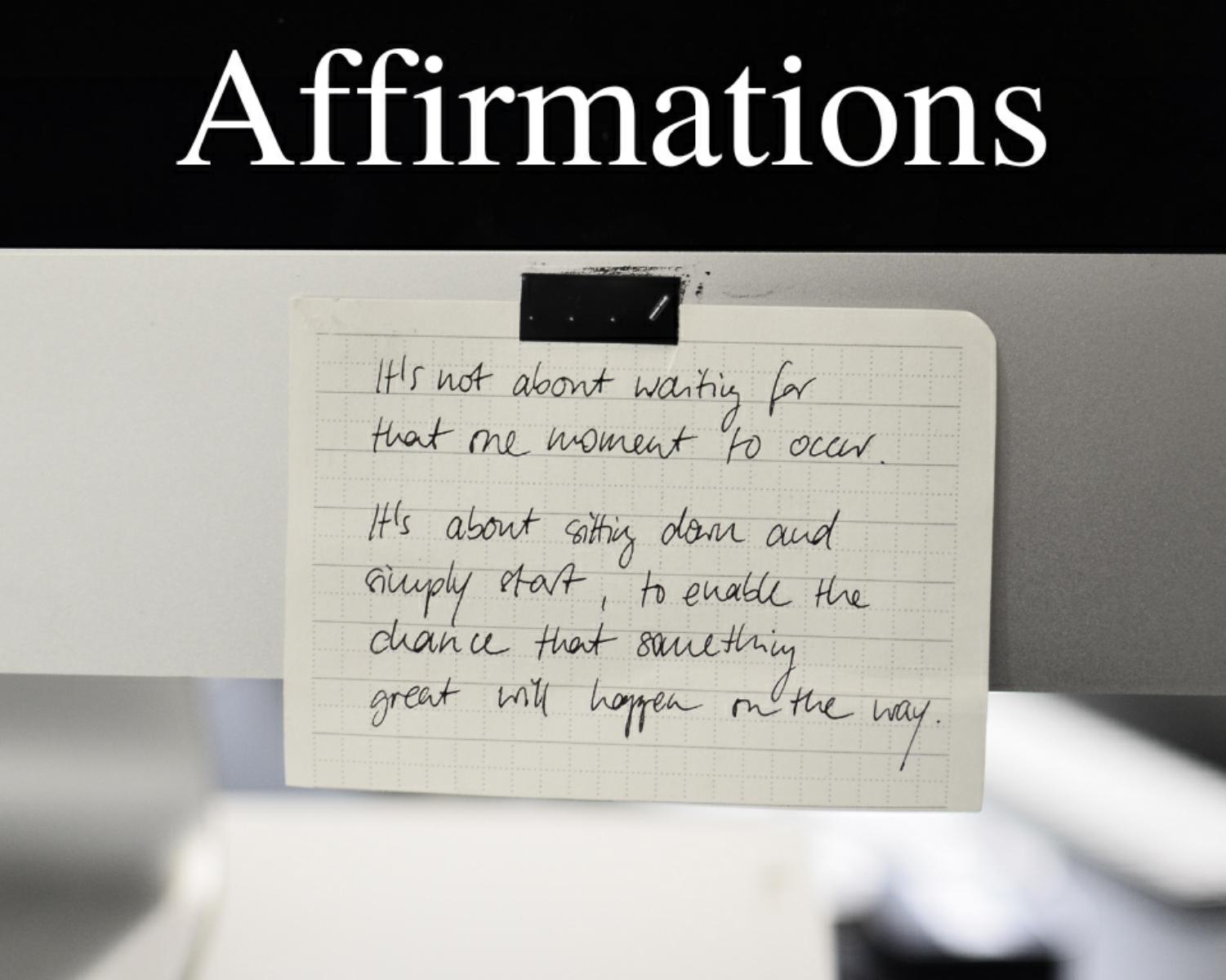 Affirmations To Succeed In Life 