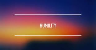 # 3 - The law of humility