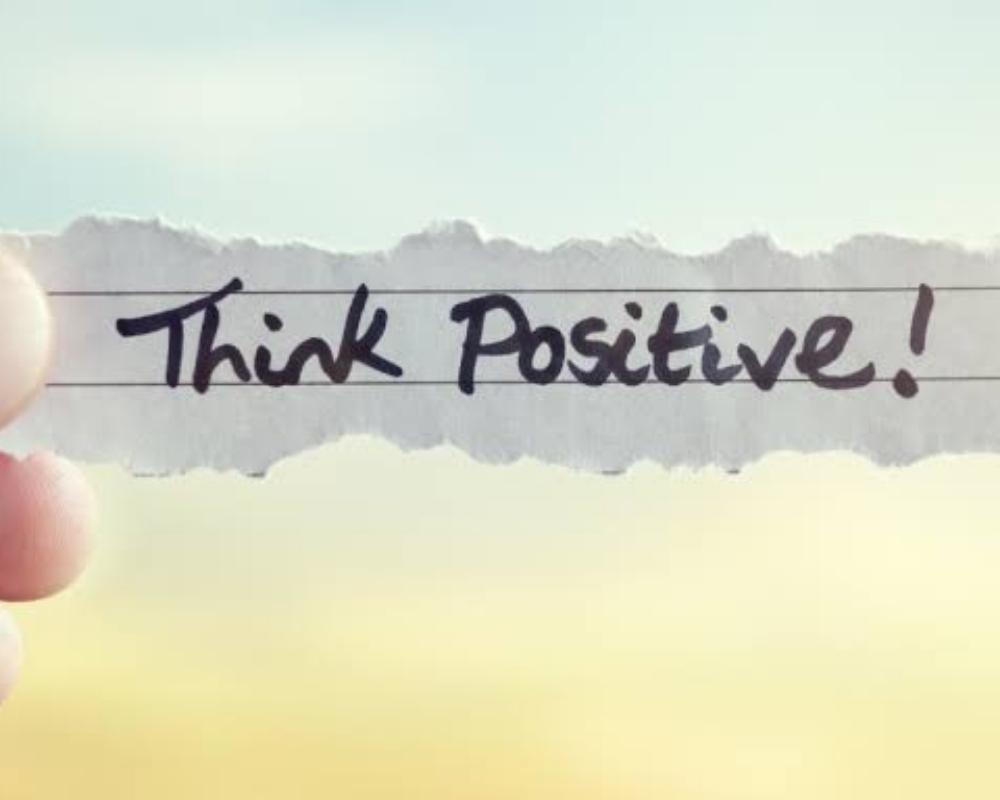5. Think and say something positive