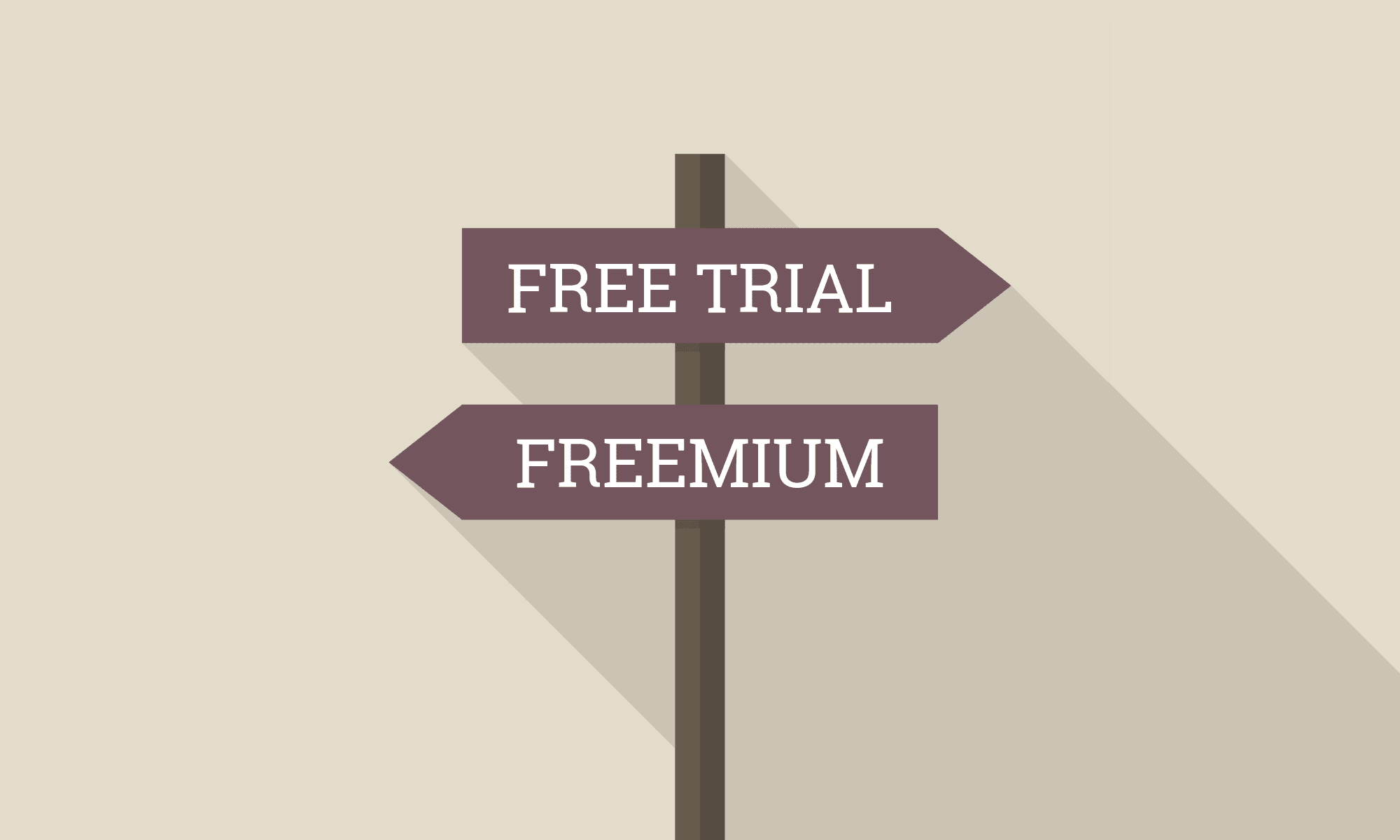 Trade-offs between freemium and free trial business models