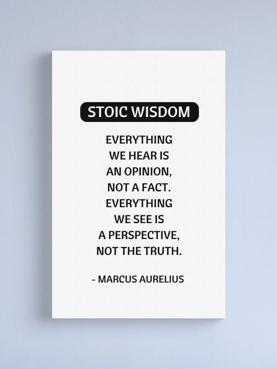 STOICISM - being stoic 