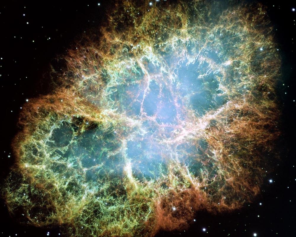 Zooming In On the Crab Nebula. 