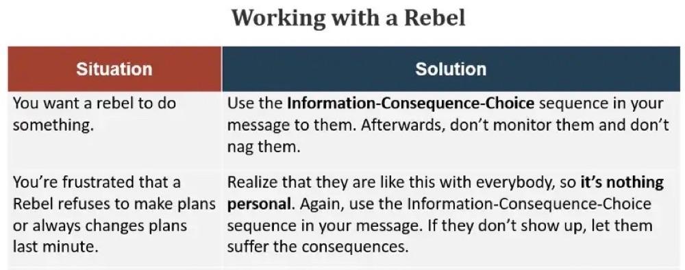 Working with a Rebel When You’re Not One